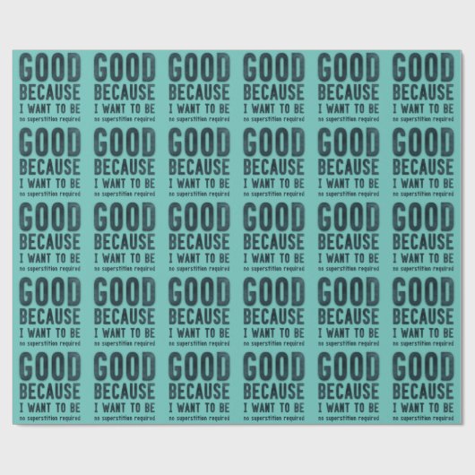 Atheïst Cadeaupapier (Vlak)