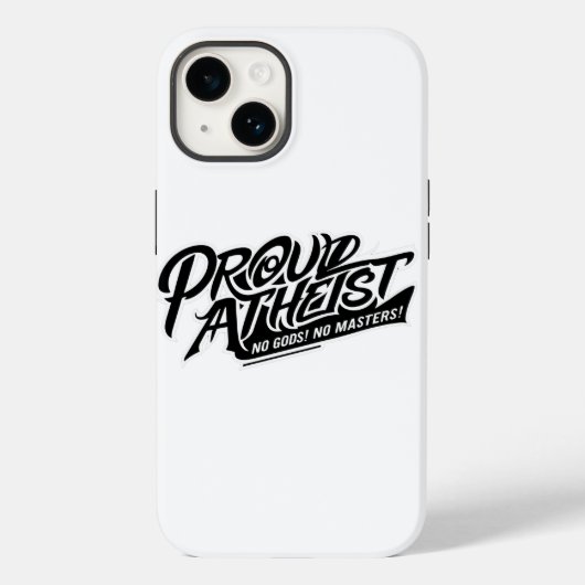 Atheist Case-Mate iPhone Case (Achterkant)