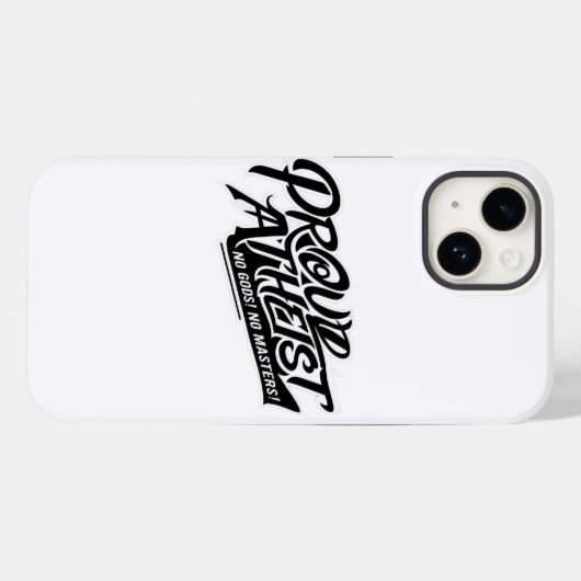 Atheist Case-Mate iPhone Case (Achterkant (horizontaal))