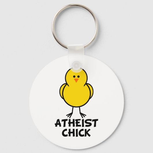 Atheist Chick Sleutelhanger (Voorkant)