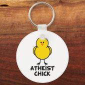 Atheist Chick Sleutelhanger (Voorkant)