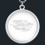 Atheïst Cloud Zilver Vergulden Ketting<br><div class="desc">Voor meer als dit,  bezoek en doorblader honderden diepzinnige en atheïsme verwante design op duizenden klantgerichte producten! 
  

 

 

 

  
 ... </div>