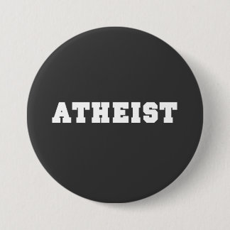 Atheïst Collegiate Logo Ronde Button 7,6 Cm