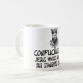 Atheïst Confucius Koffiemok (Voorkant links)