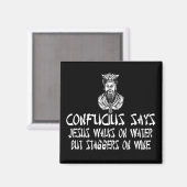 Atheïst Confucius Magneet (Voorkant / Achterkant)