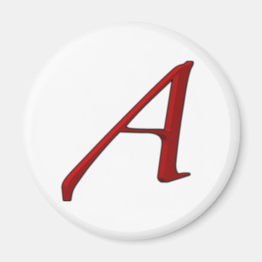 Atheïst Een koelkastmagneet Magneet (Voorkant)