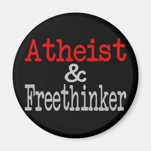 Atheïst en Freethinker Magneet (Voorkant)