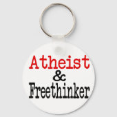 Atheïst en Freethinker Sleutelhanger (Voorkant)