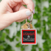 ATHEIST EN FREETHINKER SLEUTELHANGER (Hand)