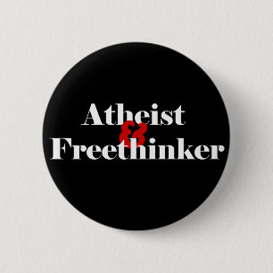 Atheïst & Freethinker Ronde Button 5,7 Cm