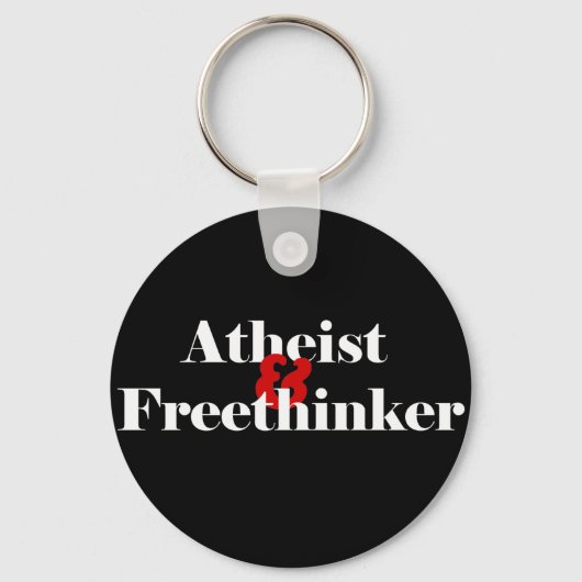 Atheïst & Freethinker Sleutelhanger (Voorkant)