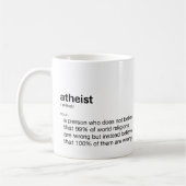 Atheïst Funny Definition for Atheist Day Koffiemok (Links)