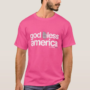Atheïst - goddeloos Amerika T-shirt