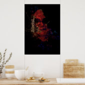 Atheist Heros Richard Dawkins Poster (Keuken)