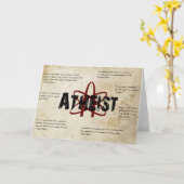 Atheïst Kaart (Gele Bloem)