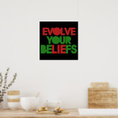 Atheïst kerstfeest poster (Keuken)