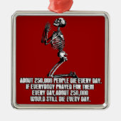 Atheïst Metalen Ornament (Voorkant)