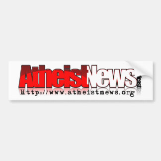 Atheïst News Banner Logo Bumpersticker