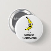 Atheïst Nightmare Ronde Button 5,7 Cm (Voorkant /achterkant)
