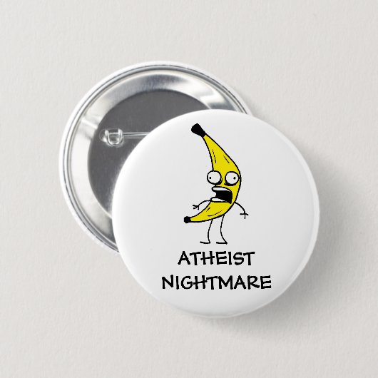Atheïst Nightmare Ronde Button 5,7 Cm (Voorkant /achterkant)