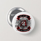 Atheïst No Gods, geen Masters Ronde Button 5,7 Cm (Voorkant /achterkant)