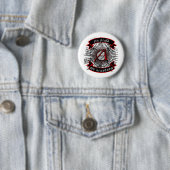 Atheïst No Gods, geen Masters Ronde Button 5,7 Cm (In situ)