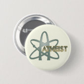 Atheïst (officieel Amerikaans atheïstisch symbool) Ronde Button 5,7 Cm (Voorkant /achterkant)