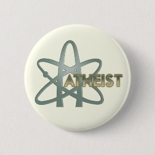 Atheïst (officieel Amerikaans atheïstisch symbool) Ronde Button 5,7 Cm