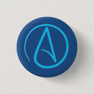 Atheïst Pin Ronde Button 3,2 Cm