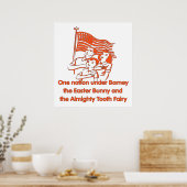 Atheïst Pledge Poster (Keuken)