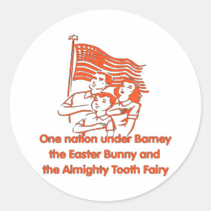 Atheïst Pledge Ronde Sticker