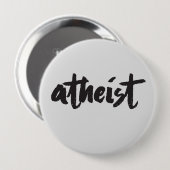Atheïst Ronde Button 4,0 Cm (Voorkant /achterkant)