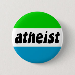 atheïst ronde button 5,7 cm