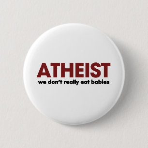 Atheïst Ronde Button 5,7 Cm