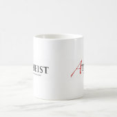 Atheïst (Scarlet Letter) Koffiemok (Center)