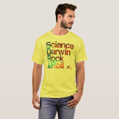 Atheïst - Science dawkins rock & roll T-shirt (Voorkant volledig)