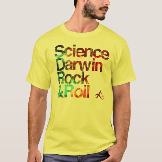 Atheïst - Science dawkins rock & roll T-shirt (Voorkant)