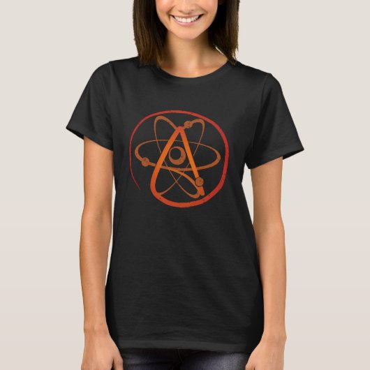 Atheïst Science Philosopher T-shirt (Voorkant)