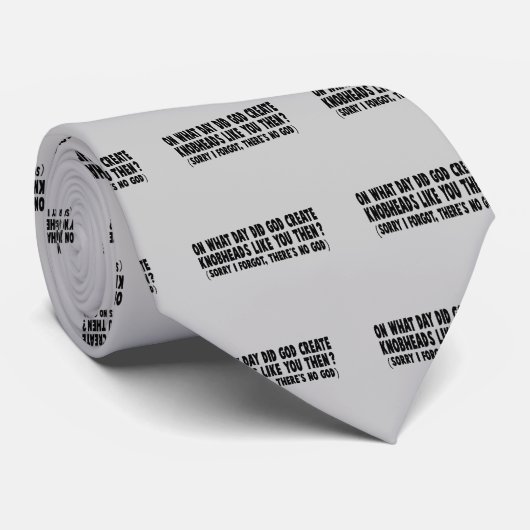 Atheïst Stropdas (Opgerold)