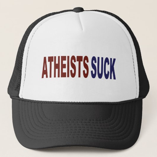 Atheïst Suck Trucker Pet (Voorkant)