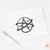 Atheïst Symbol Sticker (Envelop)
