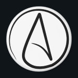 Atheïst Symbool Magneet<br><div class="desc">Stel je een atheïst voor aan de wereld</div>