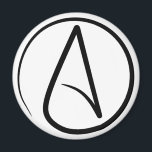 Atheïst Symbool Magneet<br><div class="desc">Stel je een atheïst voor aan de wereld</div>