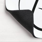 Atheïst symbool Mousepad Muismat (Hoek)