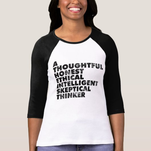 Atheïst! T-shirt (Voorkant)