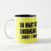 Atheïst Tweekleurige Koffiemok (Links)