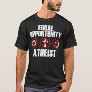 Atheïst voor gelijke kansen t-shirt