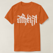 atheïst wit t-shirt (Design voorkant)