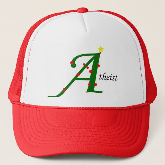 Atheïst Xmas Trucker Pet (Voorkant)