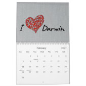 Atheïst zwart, grijs en rood kalender (Feb 2027)